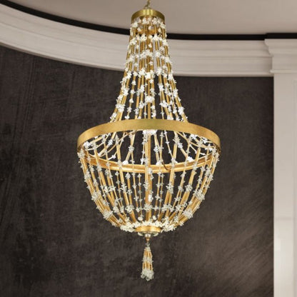 MOMO Crystal Chandelier S2826 Bali 26" LED Pendant