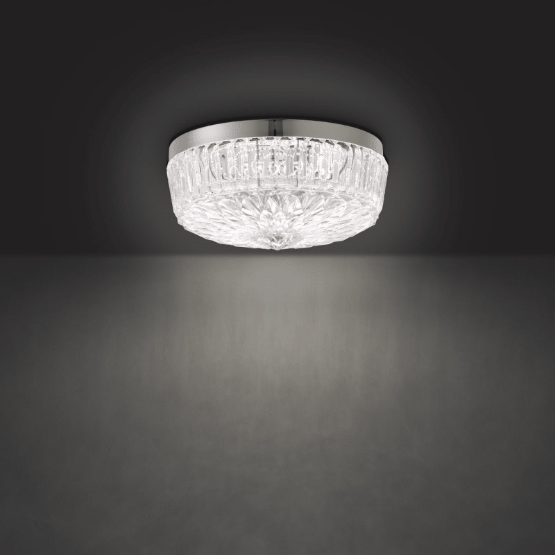 MOMO Crystal Chandelier S6812 Regina 1-lt 12" LED Flush Mount