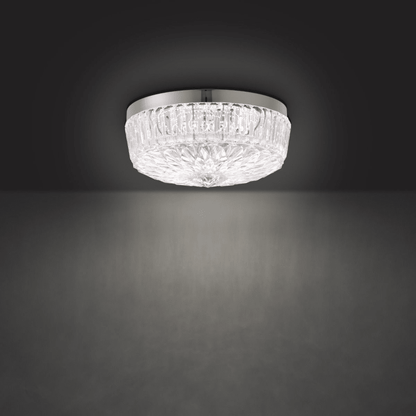 MOMO Crystal Chandelier S6812 Regina 1-lt 12" LED Flush Mount