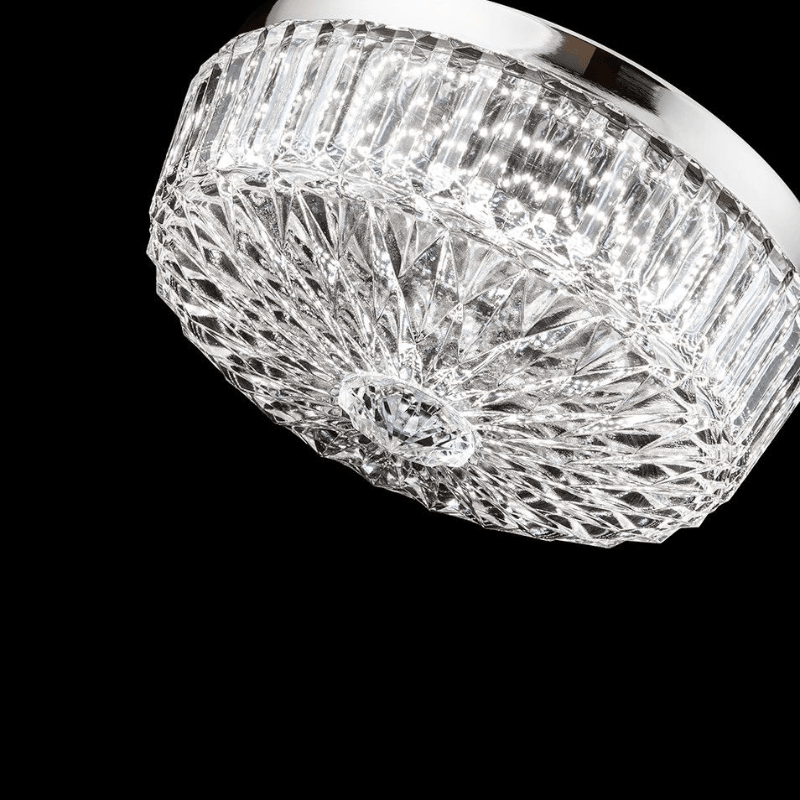 MOMO Crystal Chandelier S6812 Regina 1-lt 12" LED Flush Mount
