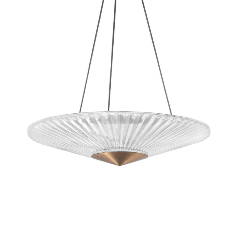 MOMO Crystal Chandelier S7224 Origami 1-lt 24" LED Pendant