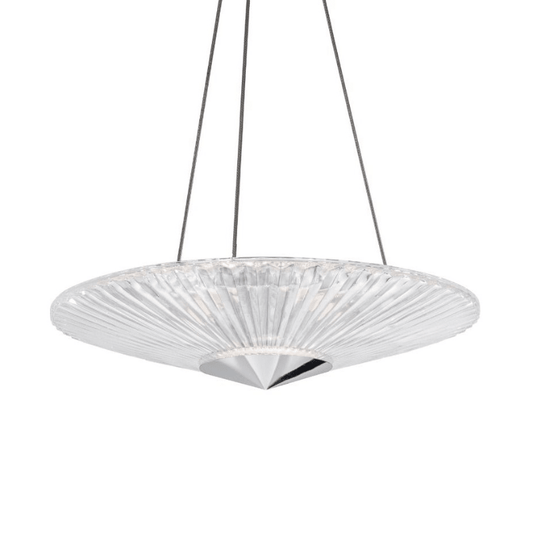 MOMO Crystal Chandelier S7224 Origami 1-lt 24" LED Pendant