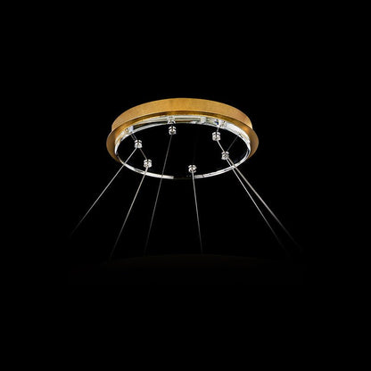 MOMO Crystal Chandelier S9192 Pavona 36" LED Pendant