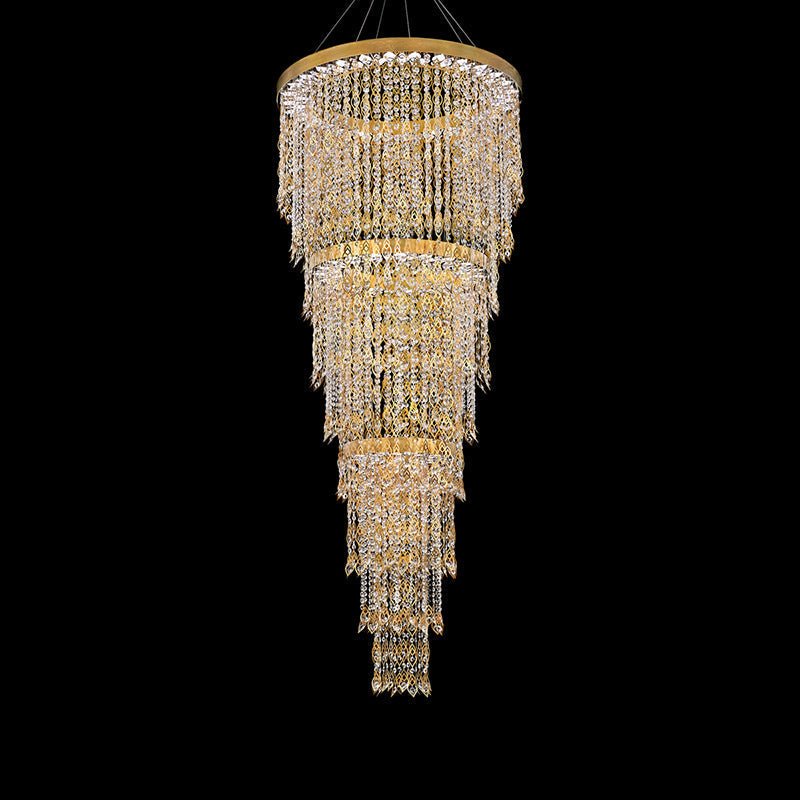 MOMO Crystal Chandelier S9192 Pavona 36" LED Pendant