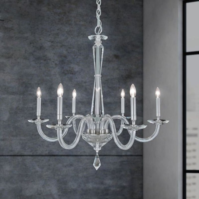 MOMO Crystal Chandelier S9230 Habsburg 6-lt 30" Chandelier