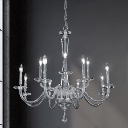 MOMO Crystal Chandelier S9235 Habsburg 12-lt 35" Chandelier