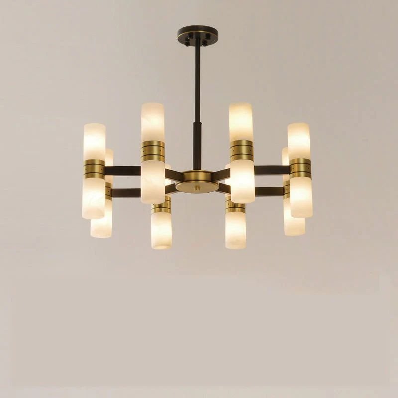 Moral Alabaster Round chandelier-Nobipets