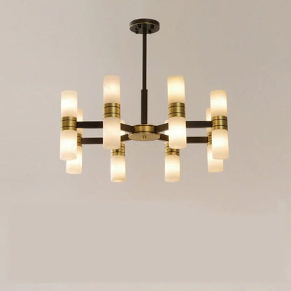 Moral Alabaster Round chandelier-Nobipets