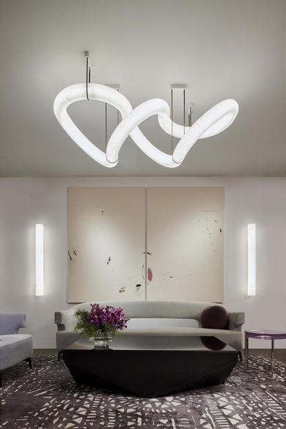 Charlene Marble Long wall sconce 46"H
