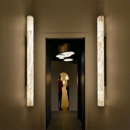 Charlene Marble Long wall sconce 46"H