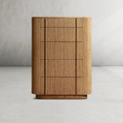 Mulholland Modern Cabinet 5-Drawer Narrow Dresser