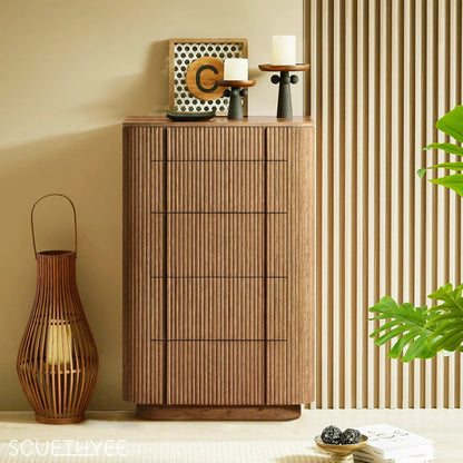 Mulholland Modern Cabinet 5-Drawer Narrow Dresser