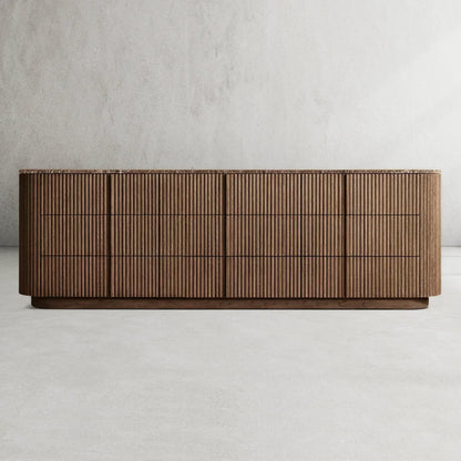 Mulholland Modern Stone 9-Drawer Dresser
