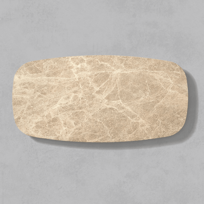 Mulholland Oak Wood & Stone Coffee Table