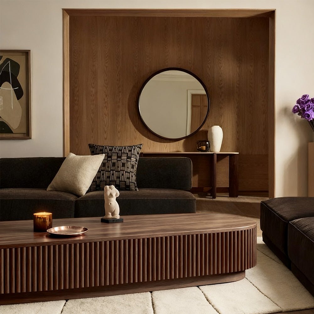 MulRegal Oak Wood Coffee Table