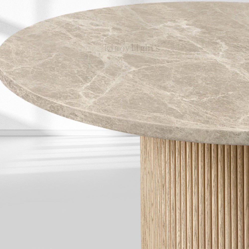 MulRegal Stone Round Dining Table
