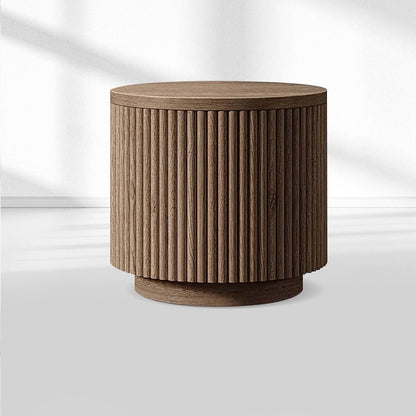 MulRegal Wood Round Side Table