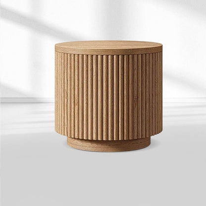 MulRegal Wood Round Side Table
