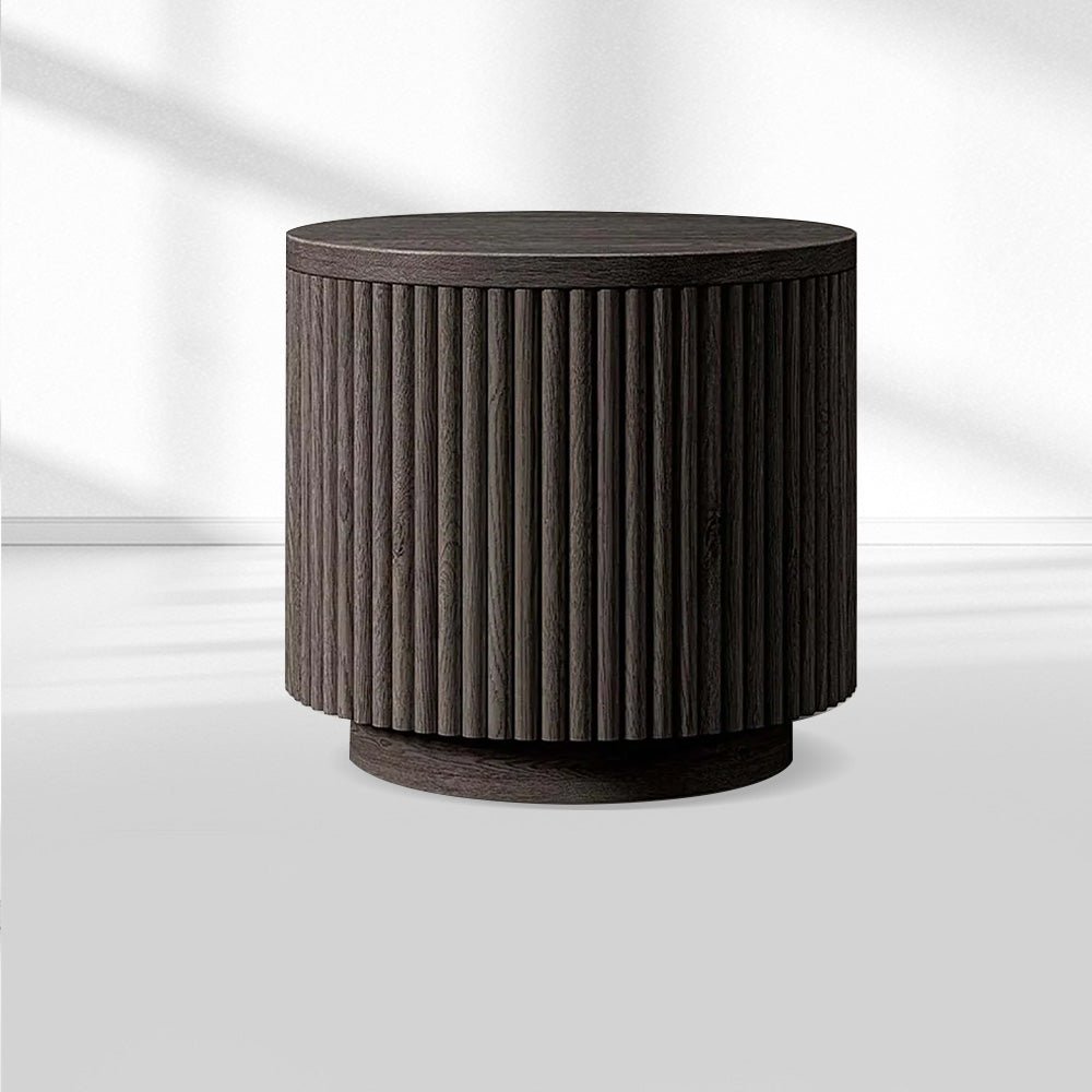 MulRegal Wood Round Side Table