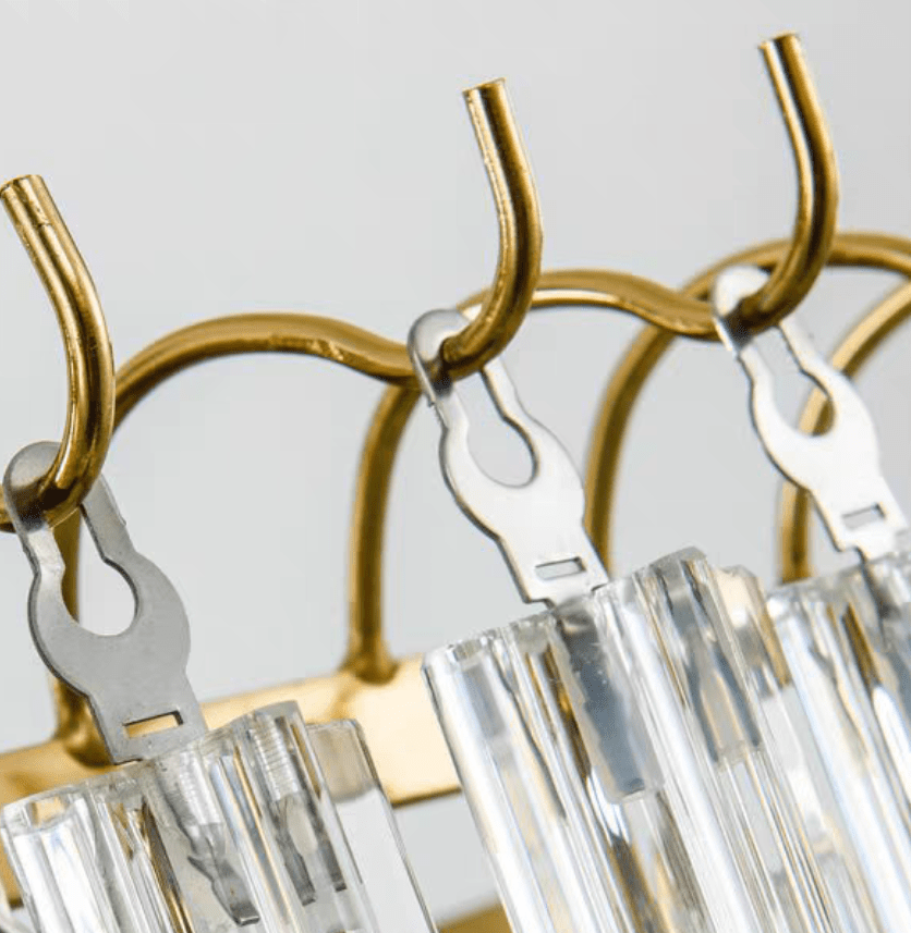 Multi-Tier Modern Light Luxury Crystal Rods Pendant Chandelier for Living Room/Bedroom/Foyer/Entrys-Nobipets