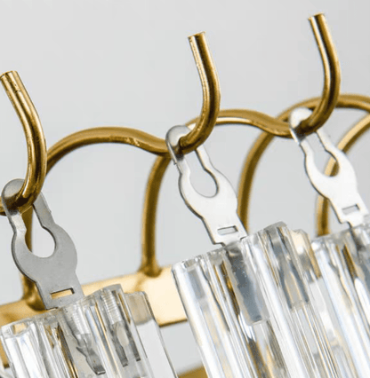 Multi-Tier Modern Light Luxury Crystal Rods Pendant Chandelier for Living Room/Bedroom/Foyer/Entrys-Nobipets