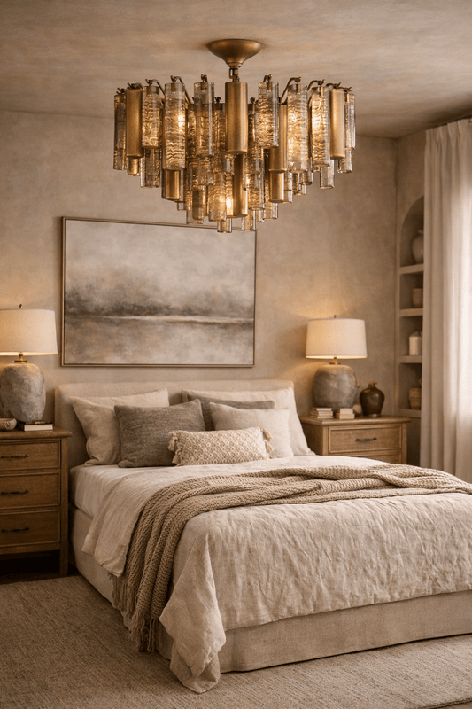 Neve Flush Mount for Bedroom