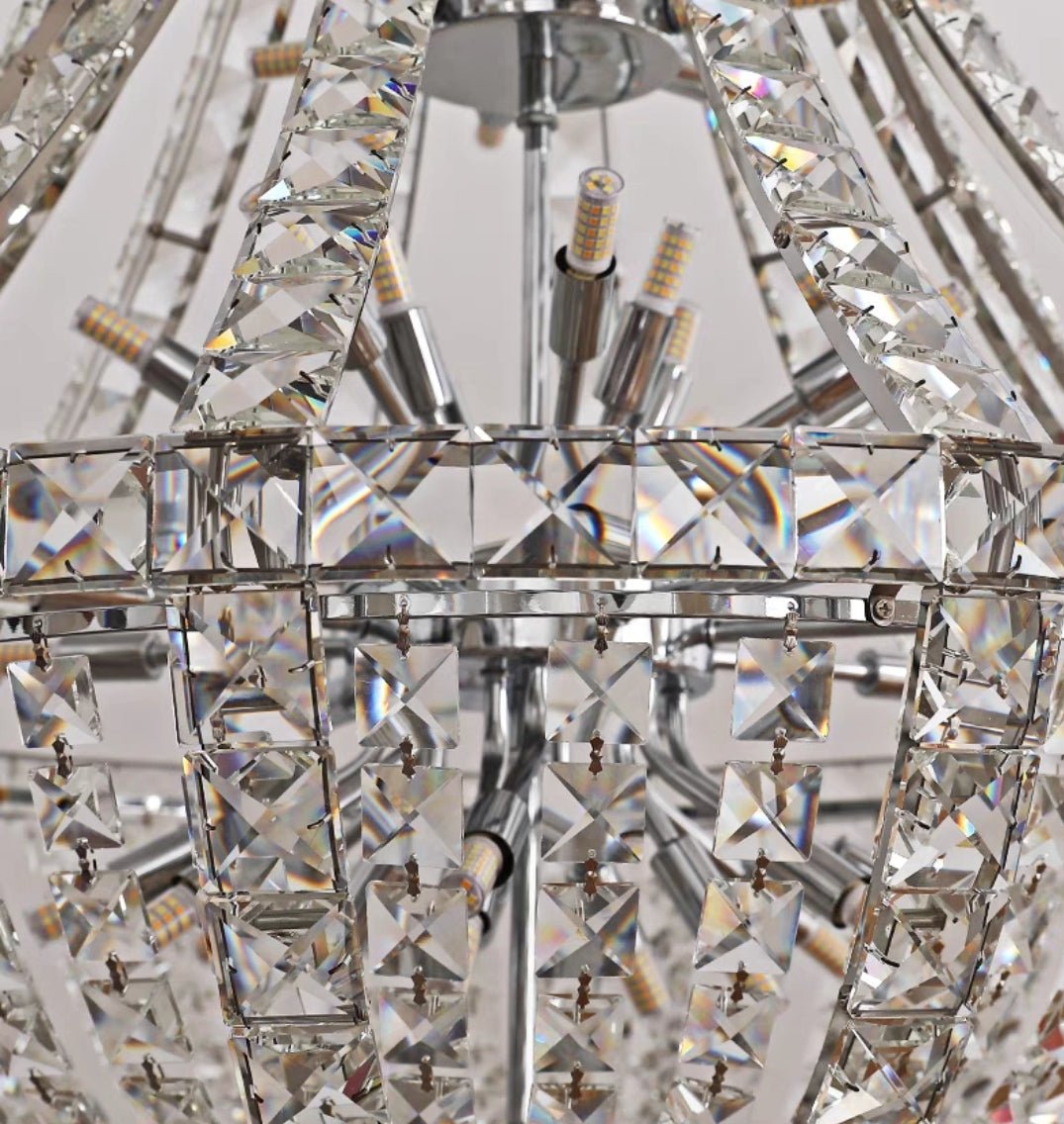 New Extra Large Luxury and Elegant Crystal Chandelier for Living Room/Staircase/Foyer/Villa/Duplex Hall-Nobipets