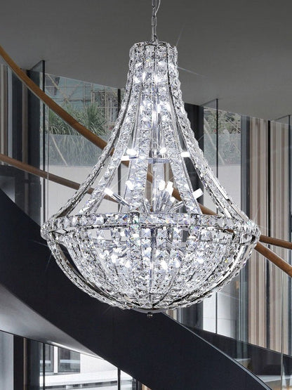 New Extra Large Luxury and Elegant Crystal Chandelier for Living Room/Staircase/Foyer/Villa/Duplex Hall-Nobipets