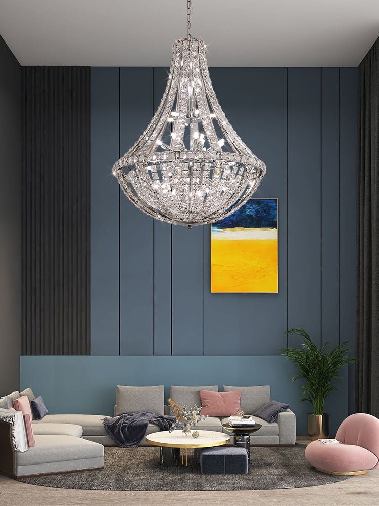 New Extra Large Luxury and Elegant Crystal Chandelier for Living Room/Staircase/Foyer/Villa/Duplex Hall-Nobipets