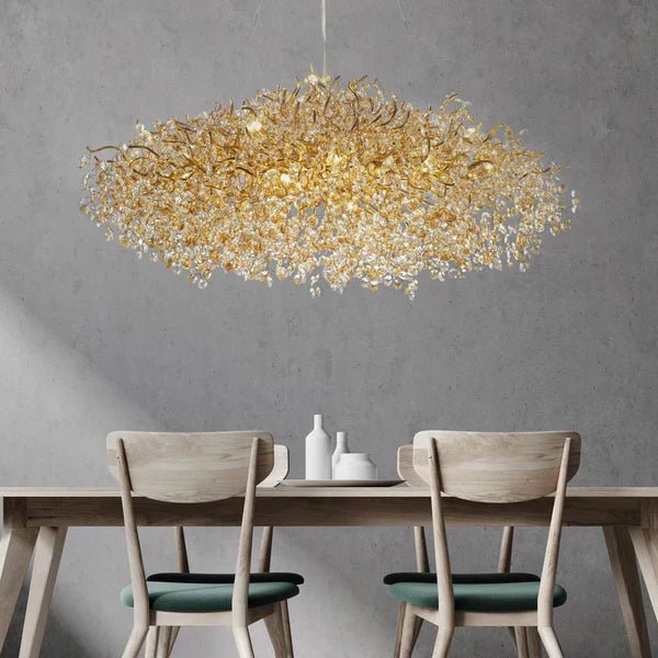 New Modern Light Luxury Branch Crystal Chandelier for Dining /Living Room-Nobipets
