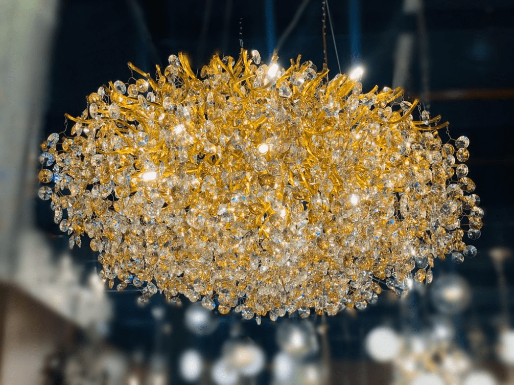 New Modern Light Luxury Branch Crystal Chandelier for Dining /Living Room-Nobipets
