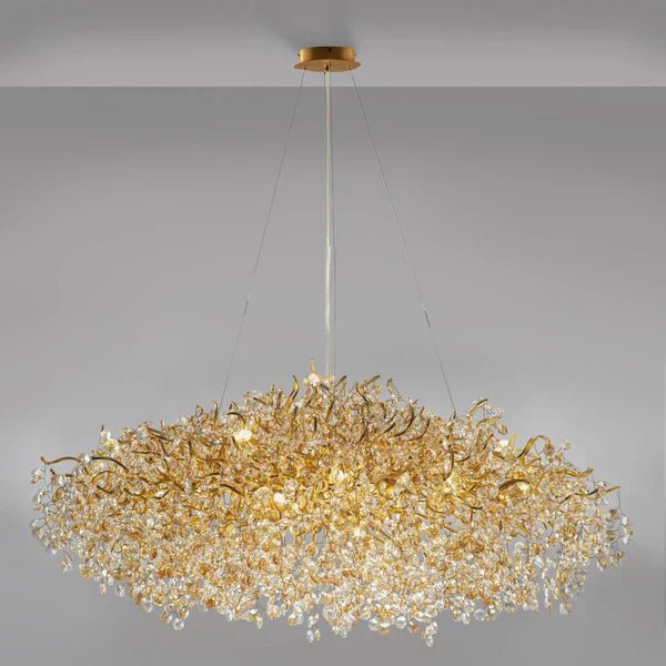 New Modern Light Luxury Branch Crystal Chandelier for Dining /Living Room-Nobipets