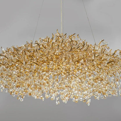 New Modern Light Luxury Branch Crystal Chandelier for Dining /Living Room-Nobipets