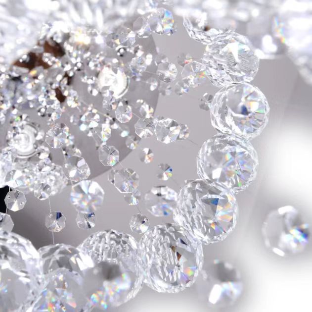 New Trend Spiral Crystal Chandelier For Staircase-Nobipets