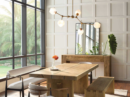 Noella Brass Chandelier 52''-Nobipets