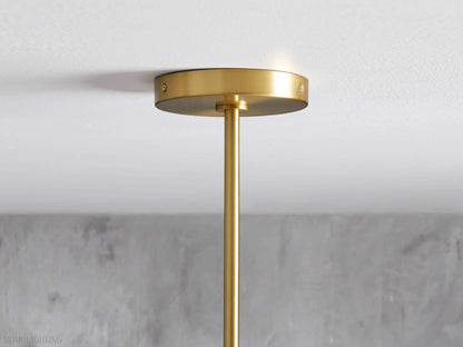 Noella Brass Chandelier 52''-Nobipets