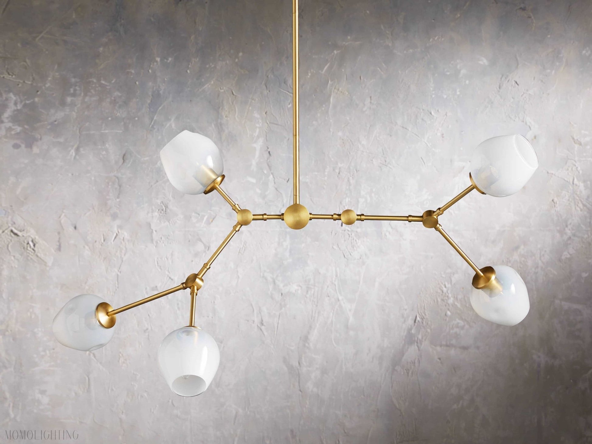 Noella Brass Chandelier 52''-Nobipets