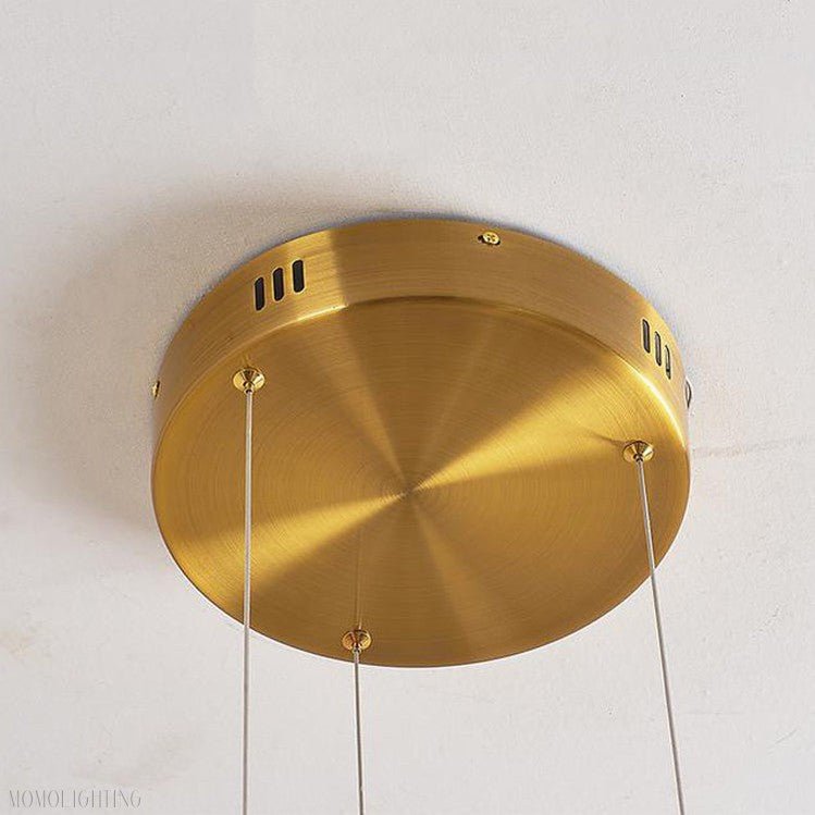 Nolan Halo Crystal Chandelier-Nobipets