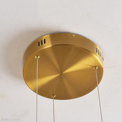 Nolan Halo Crystal Chandelier-Nobipets