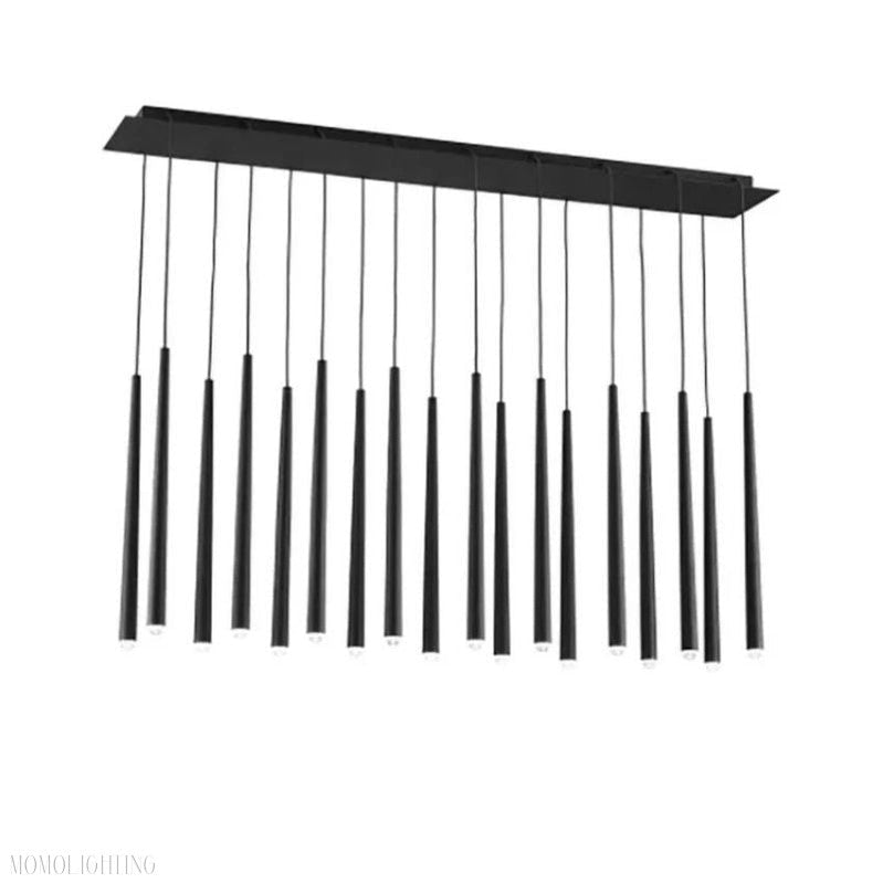 Noland 18-Light Linear Chandelier 48"-Nobipets