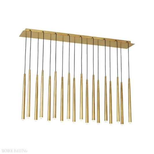 Noland 18-Light Linear Chandelier 48"-Nobipets