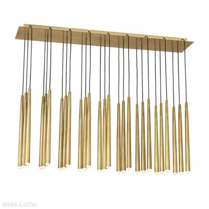 Noland 27-Light Linear Chandelier 48"-Nobipets