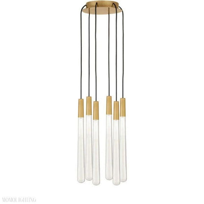 Noland Round Crystal Chandelier-Nobipets