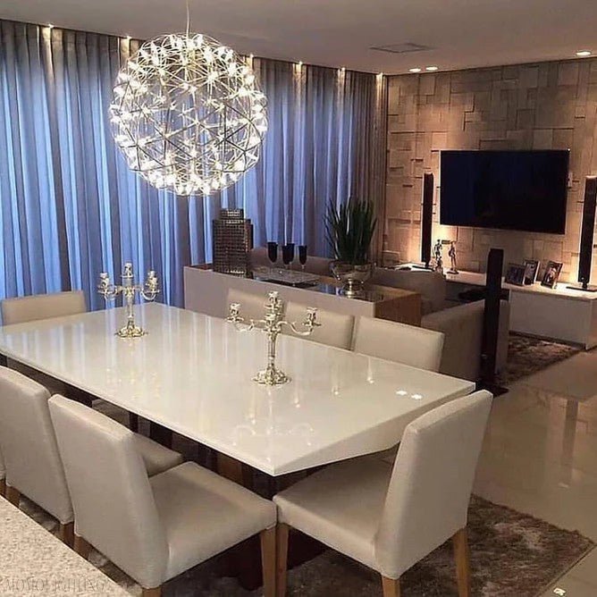 NYRA Firework Round Chandelier-Nobipets