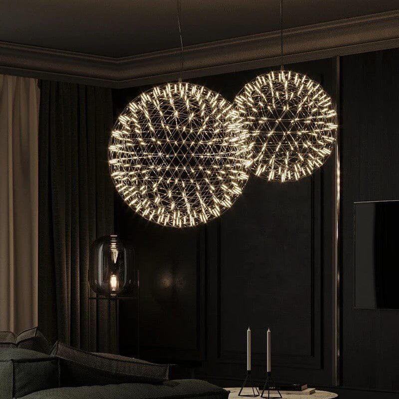 NYRA Firework Round Chandelier-Nobipets