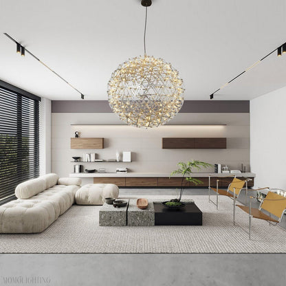 NYRA Firework Round Chandelier-Nobipets