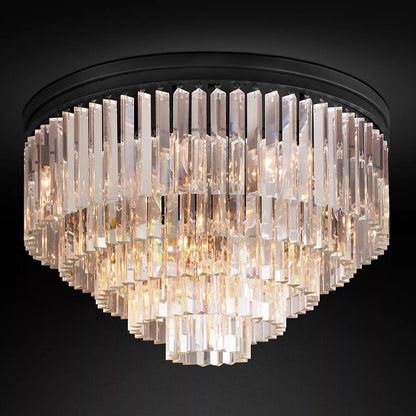 Odeon Crystal Multi-Layer Round Ceiling 20" 32"