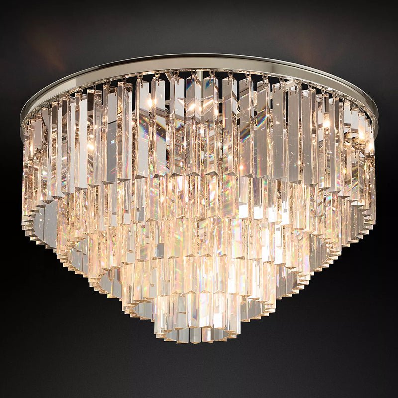 Odeon Crystal Multi-Layer Round Ceiling 20" 32"