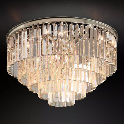 Odeon Crystal Multi-Layer Round Ceiling 20" 32"