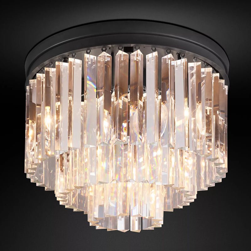 Odeon Crystal Multi-Layer Round Ceiling 20" 32"